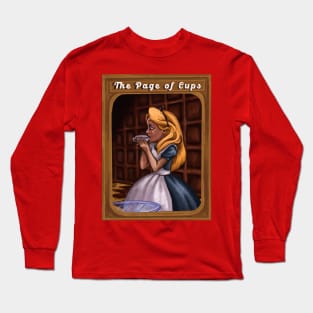 Page of Cups - Alice Long Sleeve T-Shirt